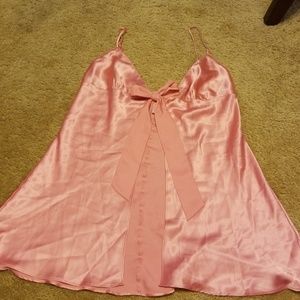 Victoria's Secret sz M Pink Nightie Lingerie Teddy